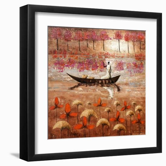 Summer River-Michel Rauscher-Framed Art Print