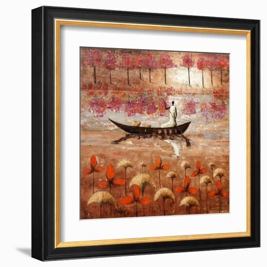 Summer River-Michel Rauscher-Framed Art Print