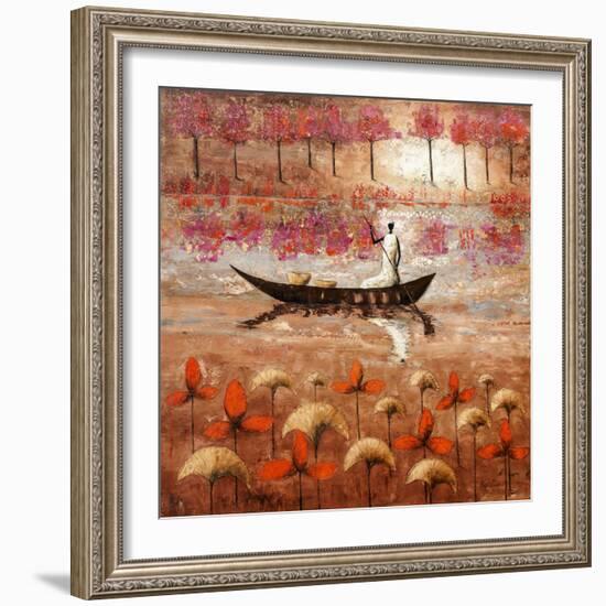 Summer River-Michel Rauscher-Framed Art Print