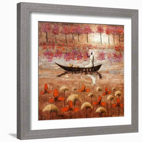 Summer River-Michel Rauscher-Framed Art Print