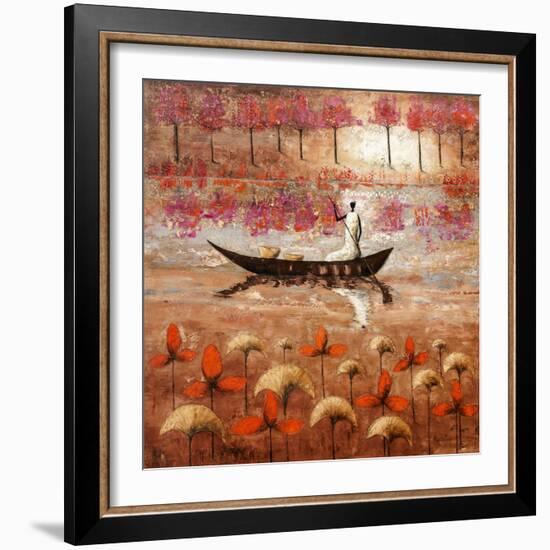 Summer River-Michel Rauscher-Framed Art Print