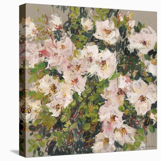 Summer Roses-Lilia Orlova Holmes-Framed Stretched Canvas