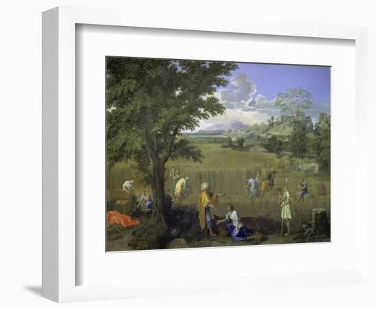 Summer (Ruth and Boaz), 1660-1664-Nicolas Poussin-Framed Giclee Print