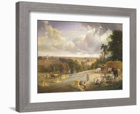 Summer's Afternoon, near Merryworth, Kent-George Vicat Cole-Framed Giclee Print