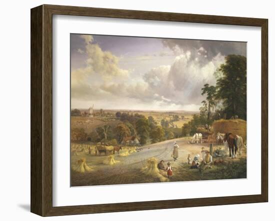 Summer's Afternoon, near Merryworth, Kent-George Vicat Cole-Framed Giclee Print