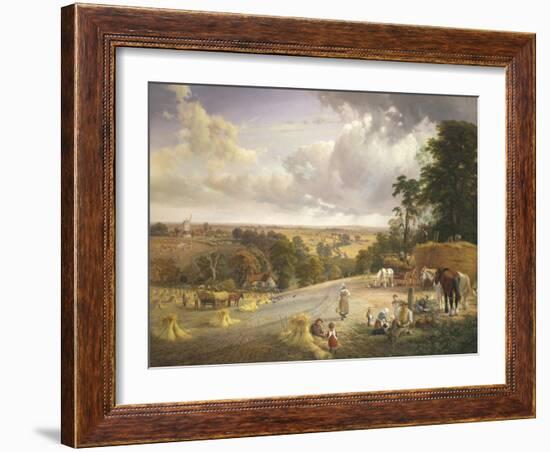 Summer's Afternoon, near Merryworth, Kent-George Vicat Cole-Framed Giclee Print