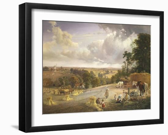 Summer's Afternoon, near Merryworth, Kent-George Vicat Cole-Framed Giclee Print