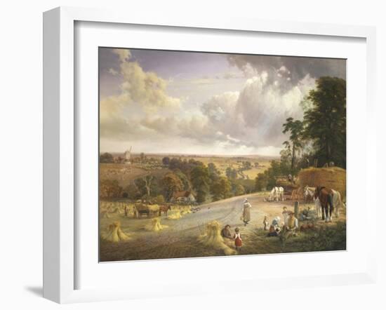 Summer's Afternoon, near Merryworth, Kent-George Vicat Cole-Framed Giclee Print