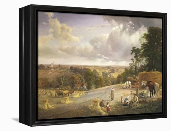 Summer's Afternoon, near Merryworth, Kent-George Vicat Cole-Framed Premier Image Canvas