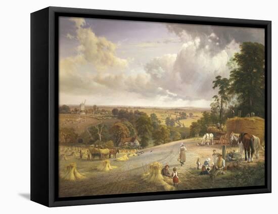 Summer's Afternoon, near Merryworth, Kent-George Vicat Cole-Framed Premier Image Canvas