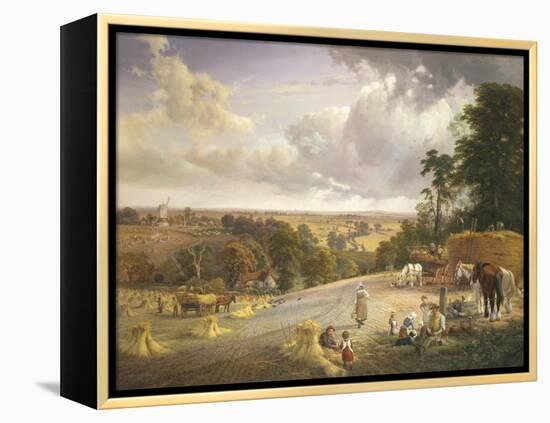 Summer's Afternoon, near Merryworth, Kent-George Vicat Cole-Framed Premier Image Canvas