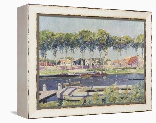 Summer's Day at Sluis-Paul Mathieu-Framed Premier Image Canvas