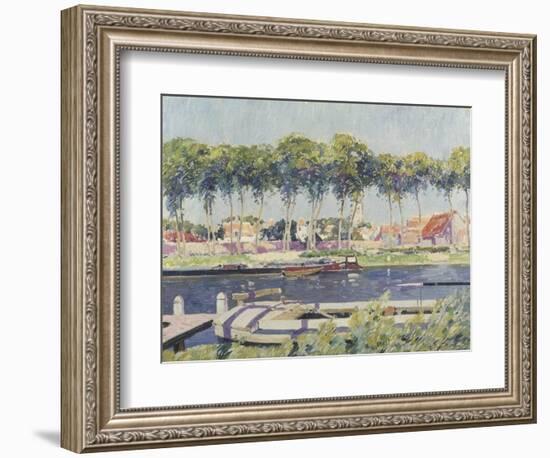 Summer's Day at Sluis-Paul Mathieu-Framed Giclee Print