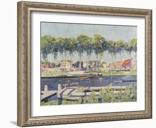 Summer's Day at Sluis-Paul Mathieu-Framed Giclee Print