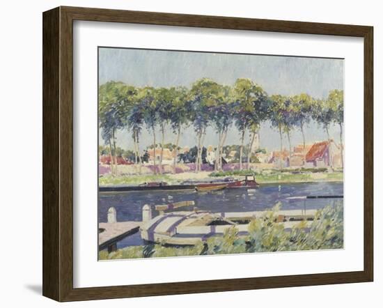 Summer's Day at Sluis-Paul Mathieu-Framed Giclee Print