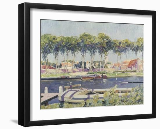 Summer's Day at Sluis-Paul Mathieu-Framed Giclee Print