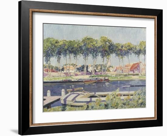 Summer's Day at Sluis-Paul Mathieu-Framed Giclee Print