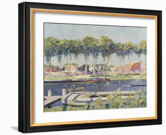 Summer's Day at Sluis-Paul Mathieu-Framed Giclee Print