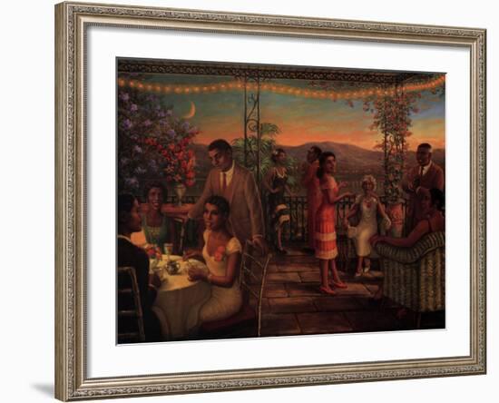 Summer's Evening, 1925-Tim Ashkar-Framed Art Print