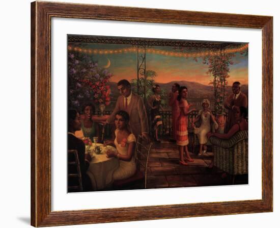 Summer's Evening, 1925-Tim Ashkar-Framed Art Print