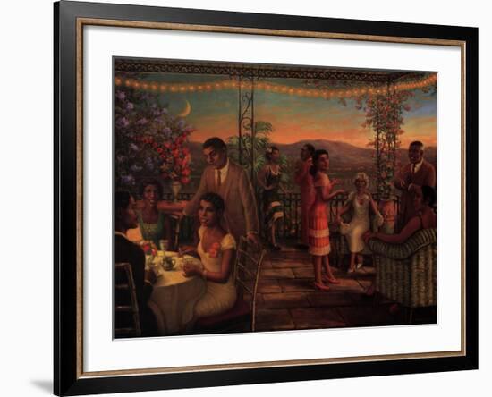 Summer's Evening, 1925-Tim Ashkar-Framed Art Print