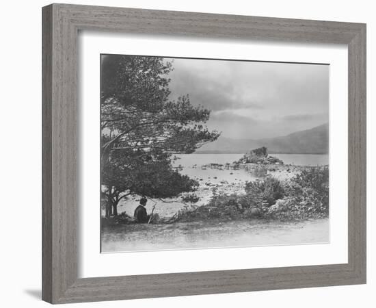 Summer Scene on the Middle Lake Killarney, 1860S-John Payne Jennings-Framed Giclee Print