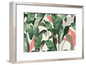 Summer seamless pattern-Oscar Ghost-Framed Art Print