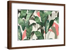 Summer seamless pattern-Oscar Ghost-Framed Art Print