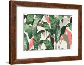 Summer seamless pattern-Oscar Ghost-Framed Art Print