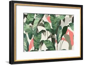 Summer seamless pattern-Oscar Ghost-Framed Art Print
