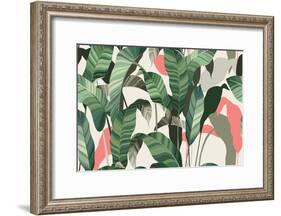 Summer seamless pattern-Oscar Ghost-Framed Art Print