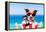 Summer Selfie Dog-Javier Brosch-Framed Premier Image Canvas