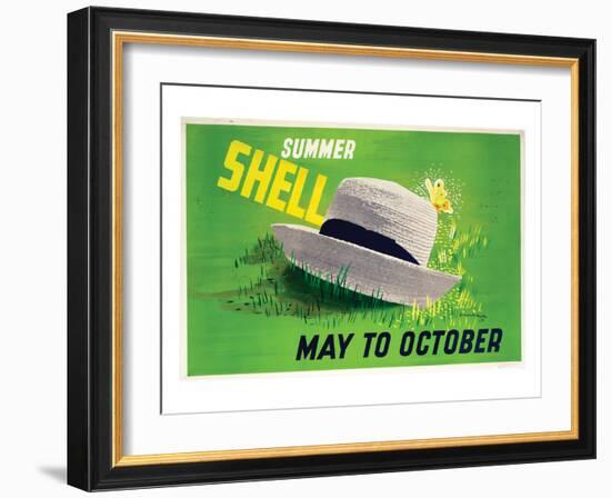 Summer Shell May to October-null-Framed Art Print