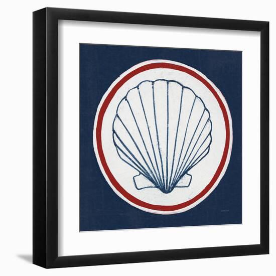 Summer Shells II Nautical-Kathrine Lovell-Framed Art Print