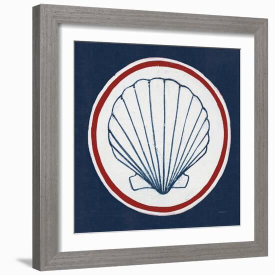 Summer Shells II Nautical-Kathrine Lovell-Framed Art Print