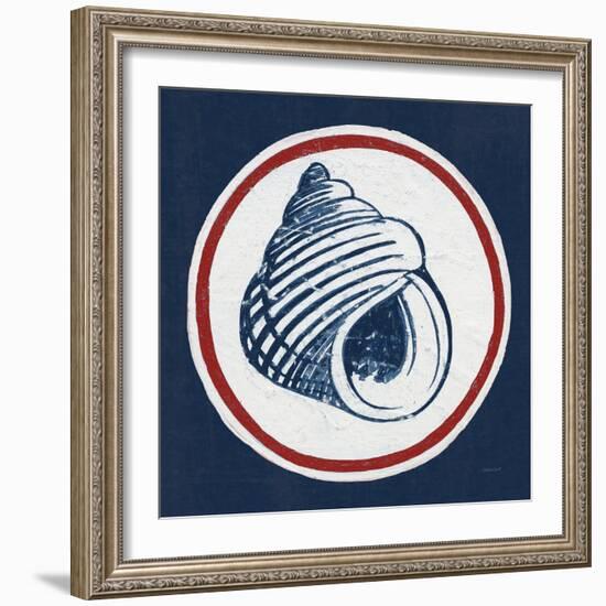 Summer Shells III Nautical-Kathrine Lovell-Framed Art Print