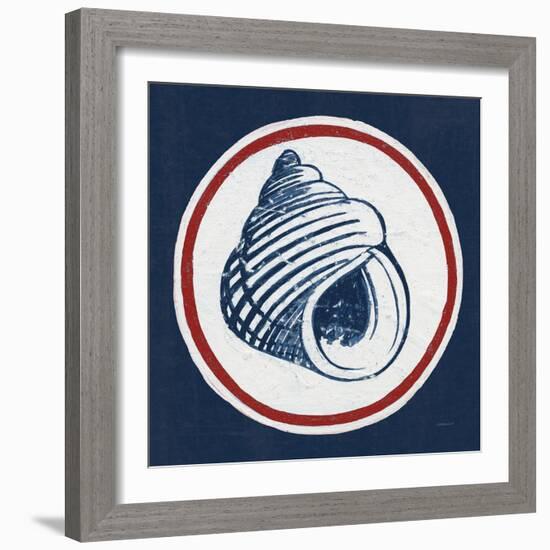 Summer Shells III Nautical-Kathrine Lovell-Framed Art Print