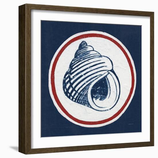 Summer Shells III Nautical-Kathrine Lovell-Framed Art Print