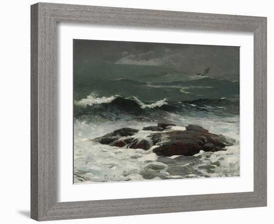 Summer Squall, 1904 (Oil on Canvas)-Winslow Homer-Framed Giclee Print