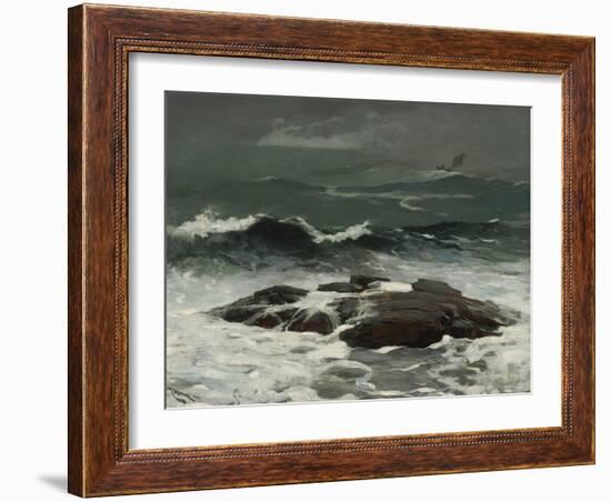 Summer Squall, 1904 (Oil on Canvas)-Winslow Homer-Framed Giclee Print