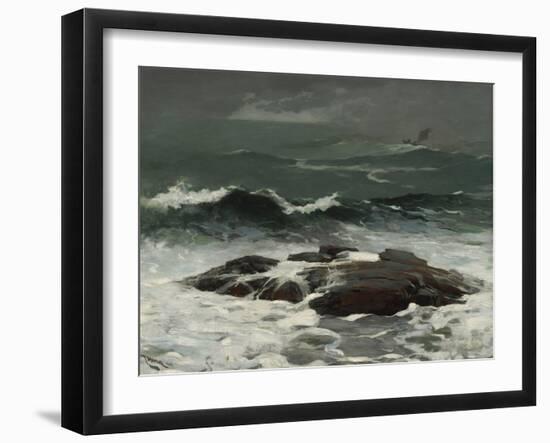 Summer Squall, 1904 (Oil on Canvas)-Winslow Homer-Framed Giclee Print