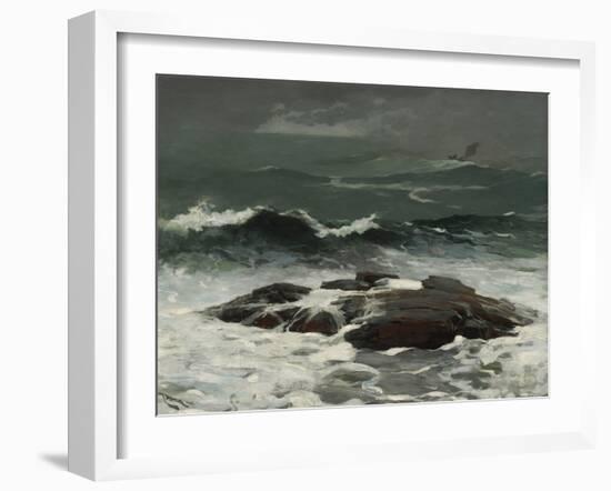 Summer Squall, 1904 (Oil on Canvas)-Winslow Homer-Framed Giclee Print