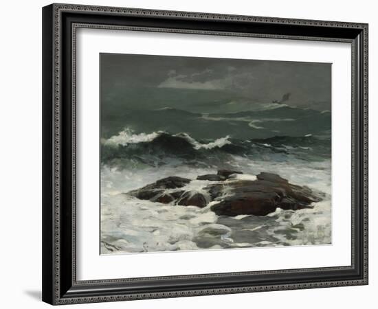 Summer Squall, 1904 (Oil on Canvas)-Winslow Homer-Framed Giclee Print