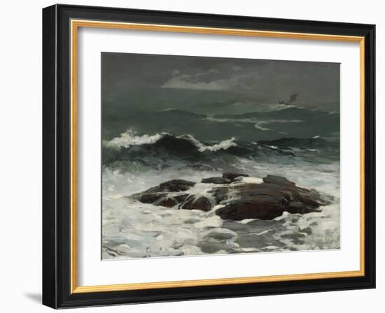 Summer Squall, 1904 (Oil on Canvas)-Winslow Homer-Framed Giclee Print