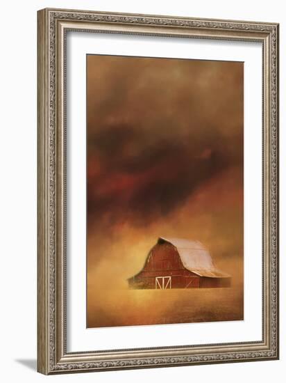 Summer Storm at the Barn-Jai Johnson-Framed Giclee Print