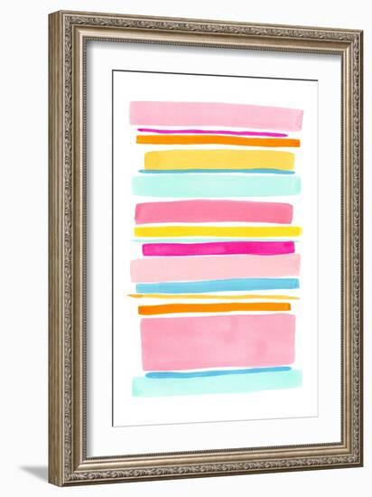 Summer Stripes I-Nikki Galapon-Framed Art Print