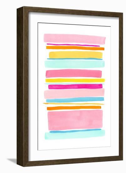 Summer Stripes I-Nikki Galapon-Framed Art Print