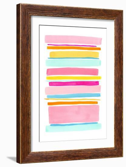 Summer Stripes I-Nikki Galapon-Framed Art Print