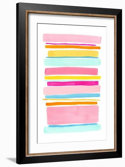 Summer Stripes I-Nikki Galapon-Framed Art Print