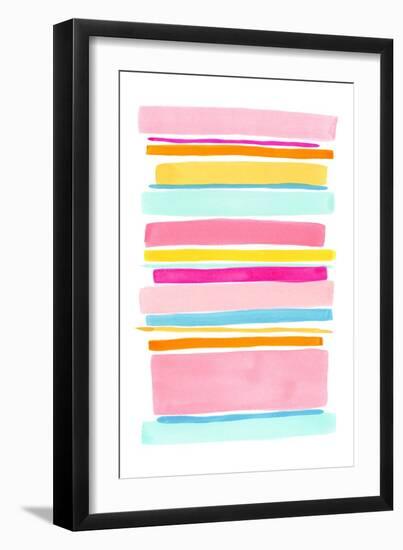 Summer Stripes I-Nikki Galapon-Framed Art Print